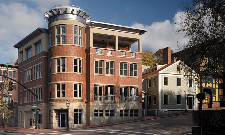 The corner of North Main and Thomas Streets as it stands today